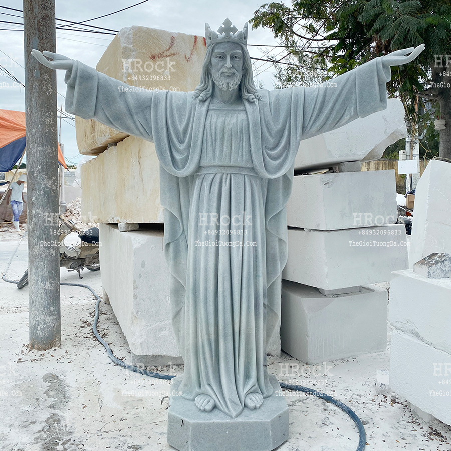 Christ The King Marble Statue