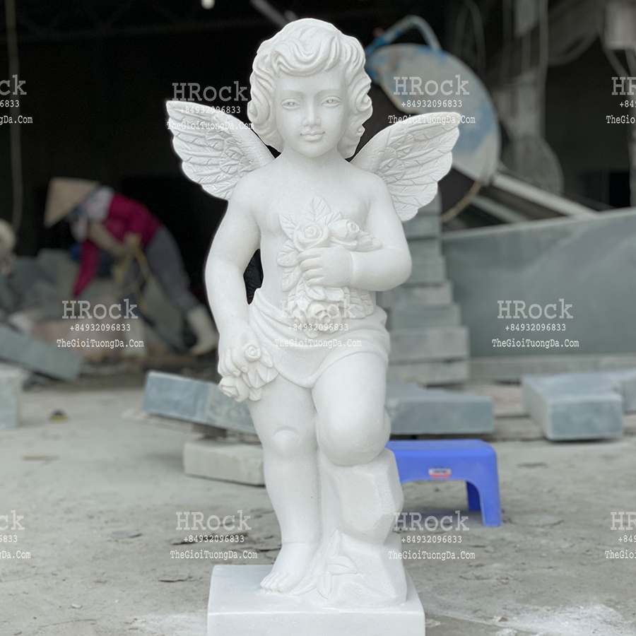 The Little Boy Angel Sculpture