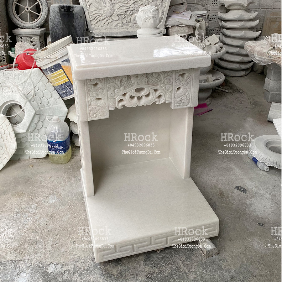 The Spirit House Pure White Marble