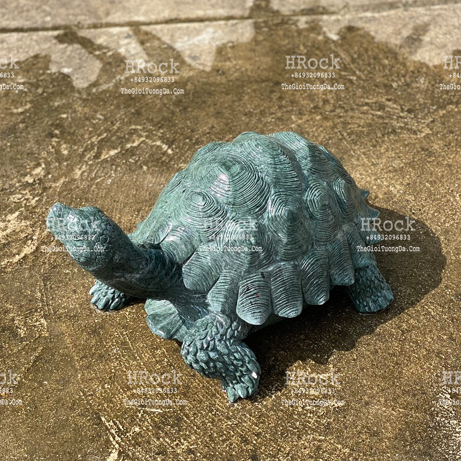 The Gray Turtle Marble Sculpture