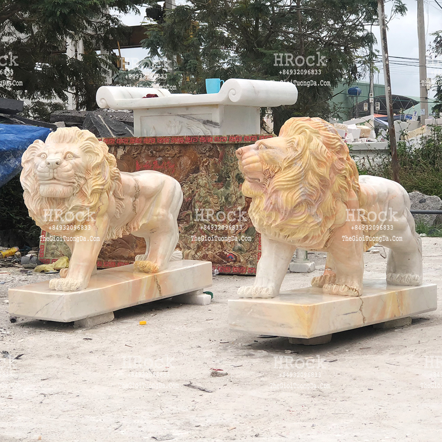 The Yellow Marble Lion